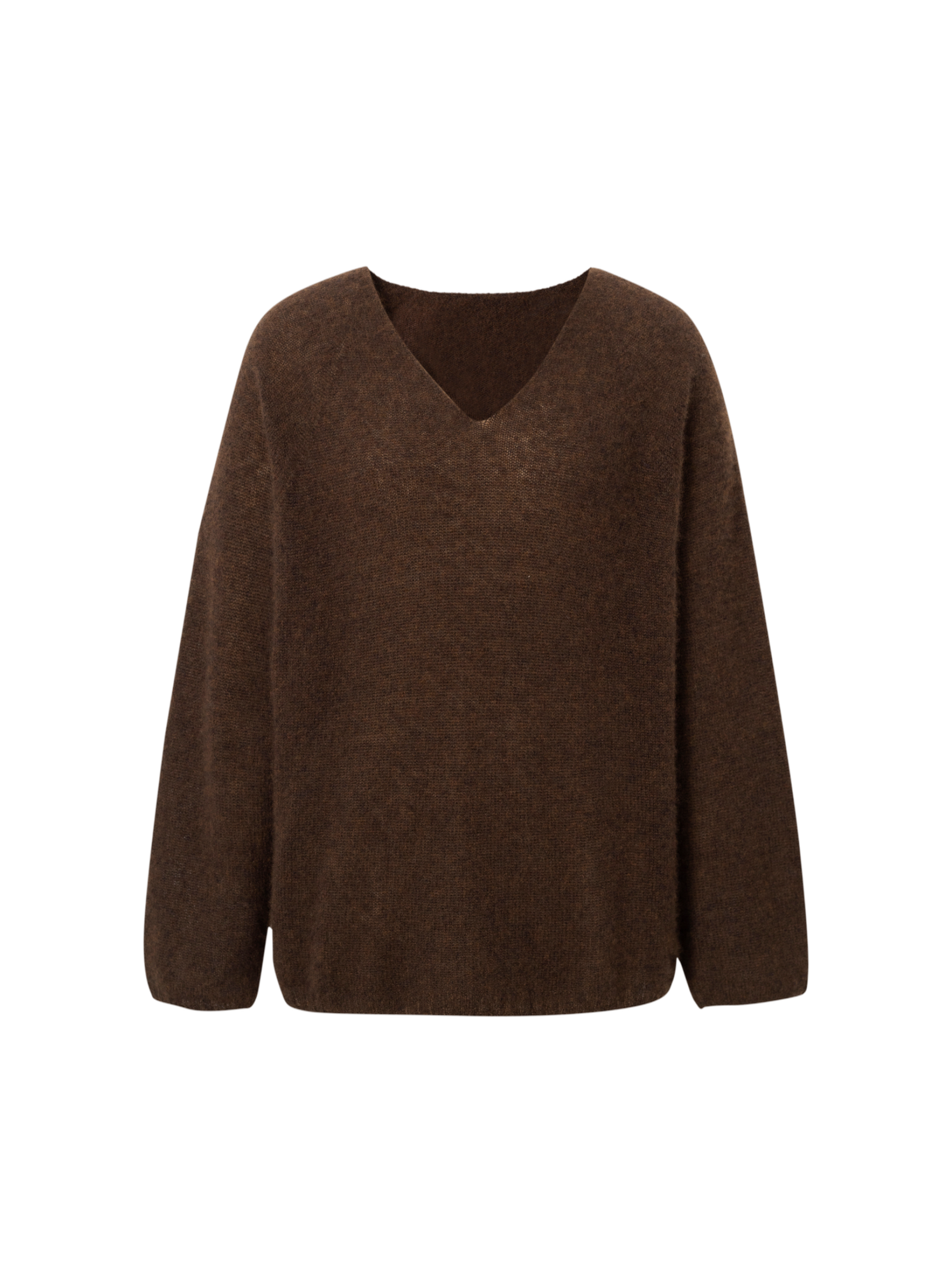 V-Neck Relaxed Silk-Cashmere Sweater