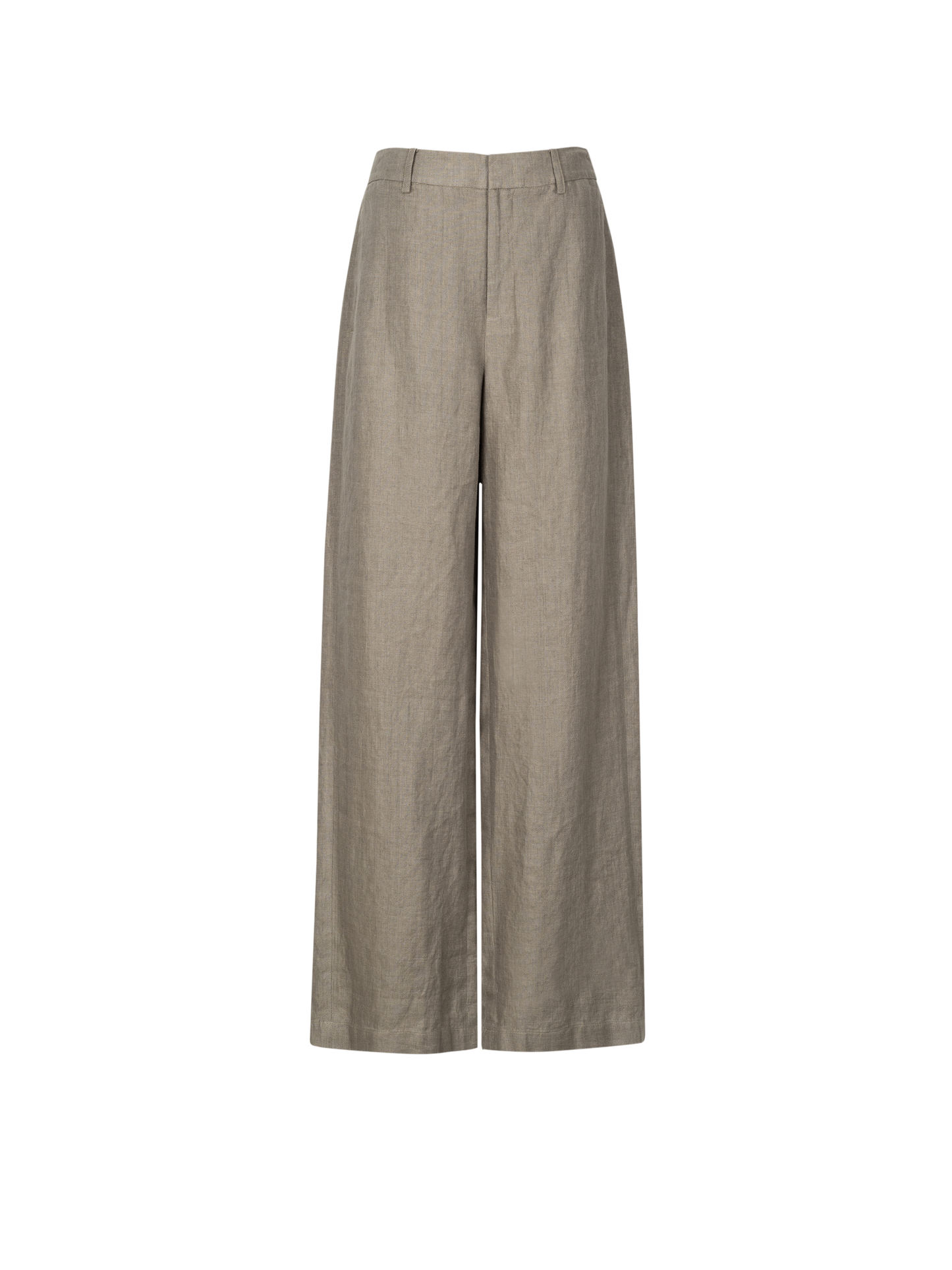 Relaxed Wide-Leg Linen Pants