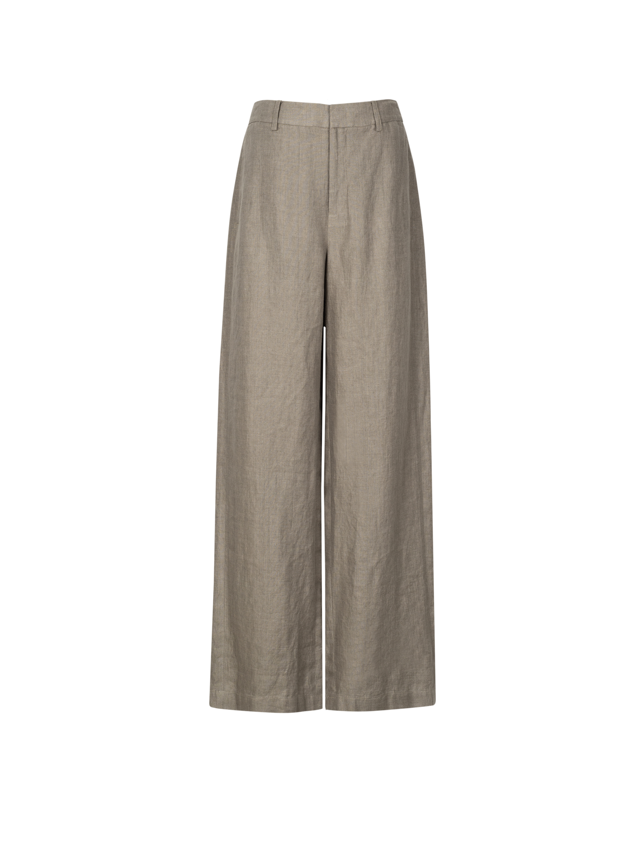 Relaxed Wide-Leg Linen Pants