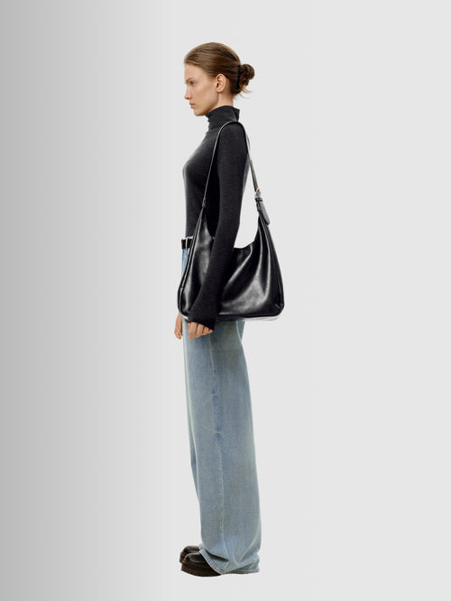 Load image 1 in gallery view. Wide-Leg Stretch Jeans
