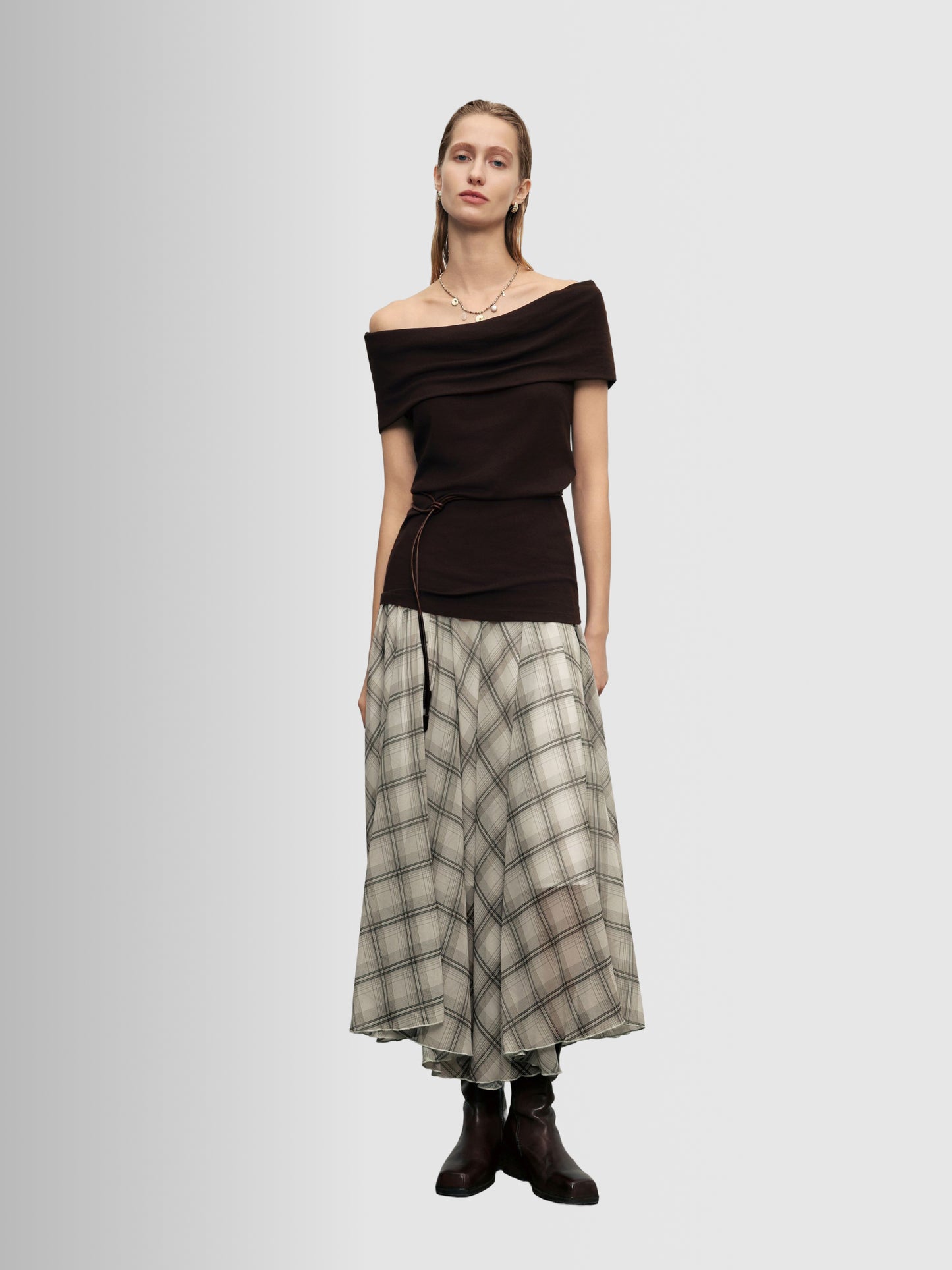 Plaid Skirt