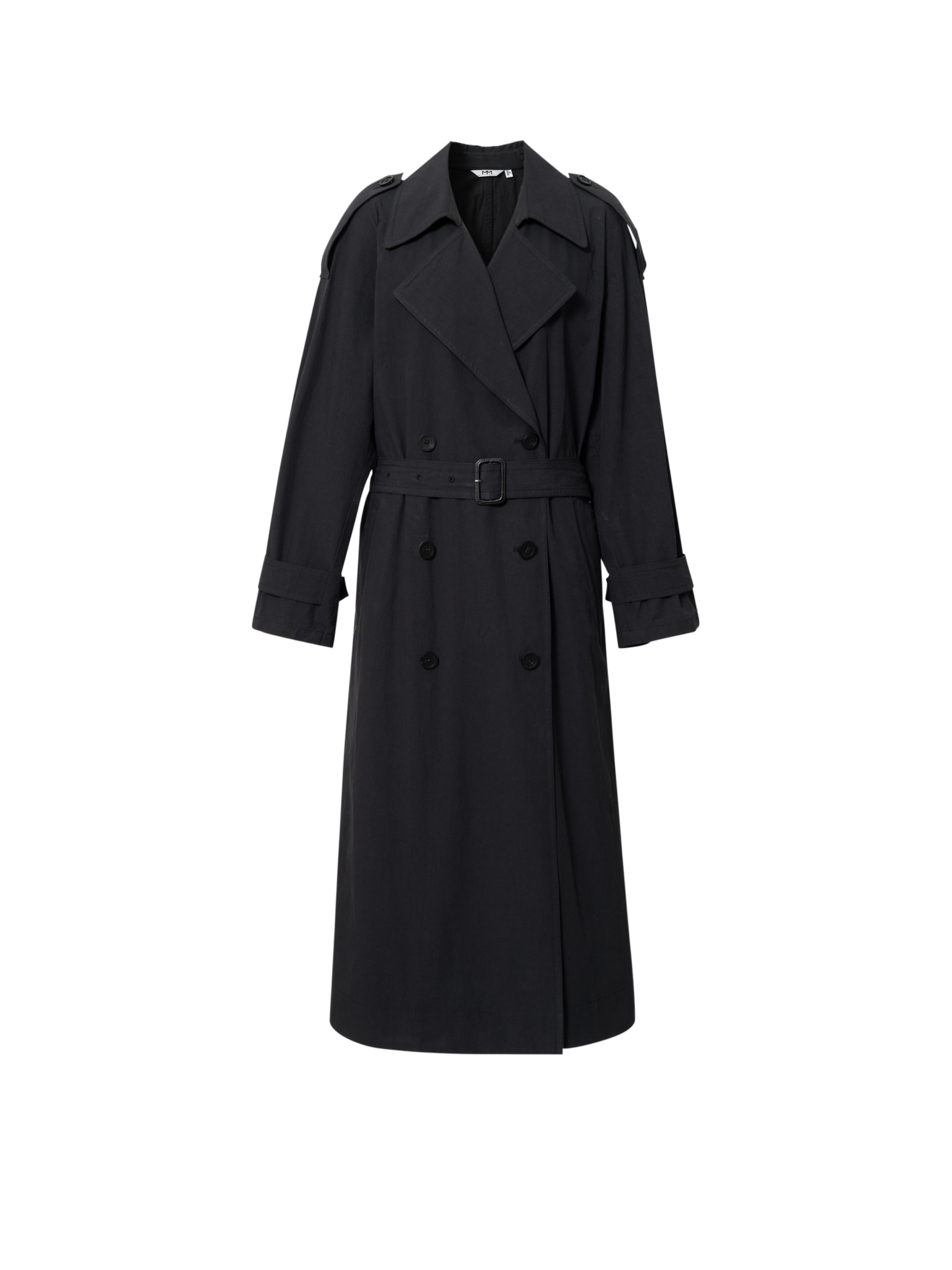 Classic Cotton Double-Breasted Trench Coat