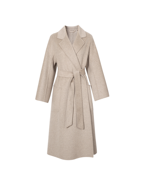 Load image 1 in gallery view. Luxury Pure Cashmere Wrap Coat