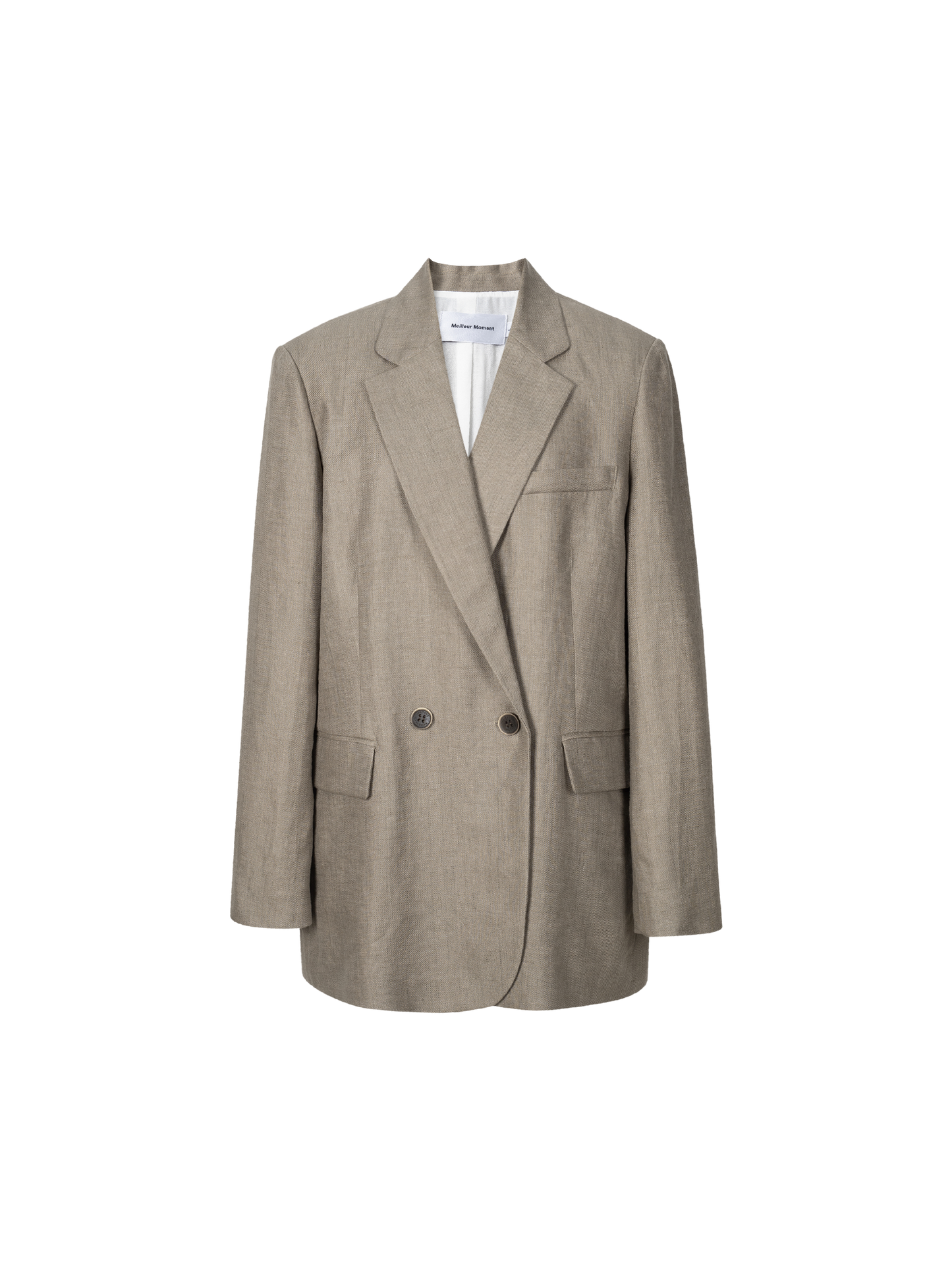 Linen Double-Breasted Blazer