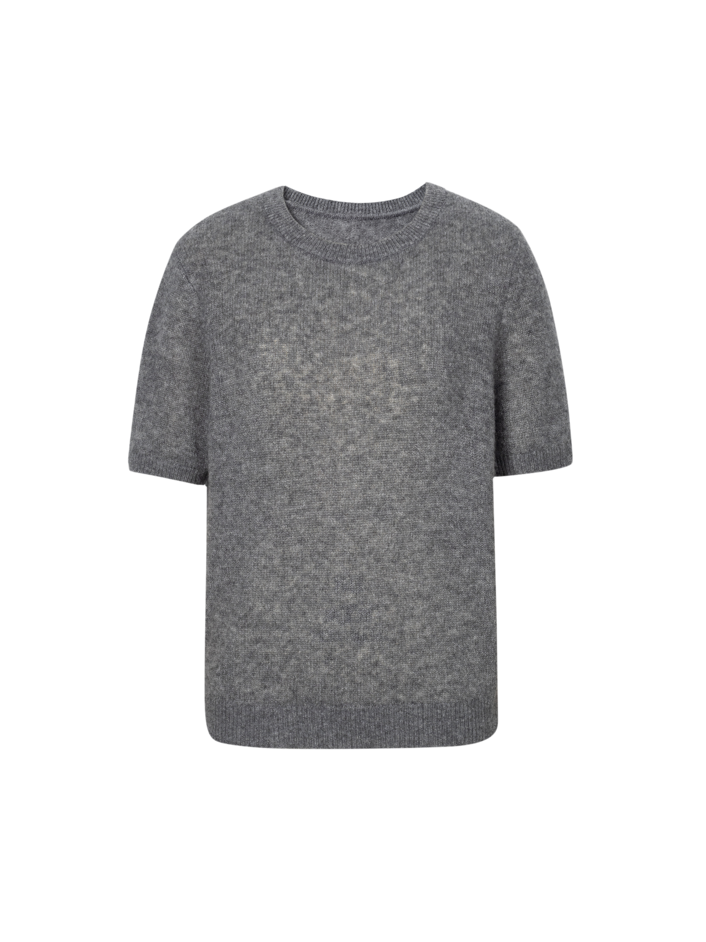 Lightweight Cashmere-Silk Short-Sleeve Sweater
