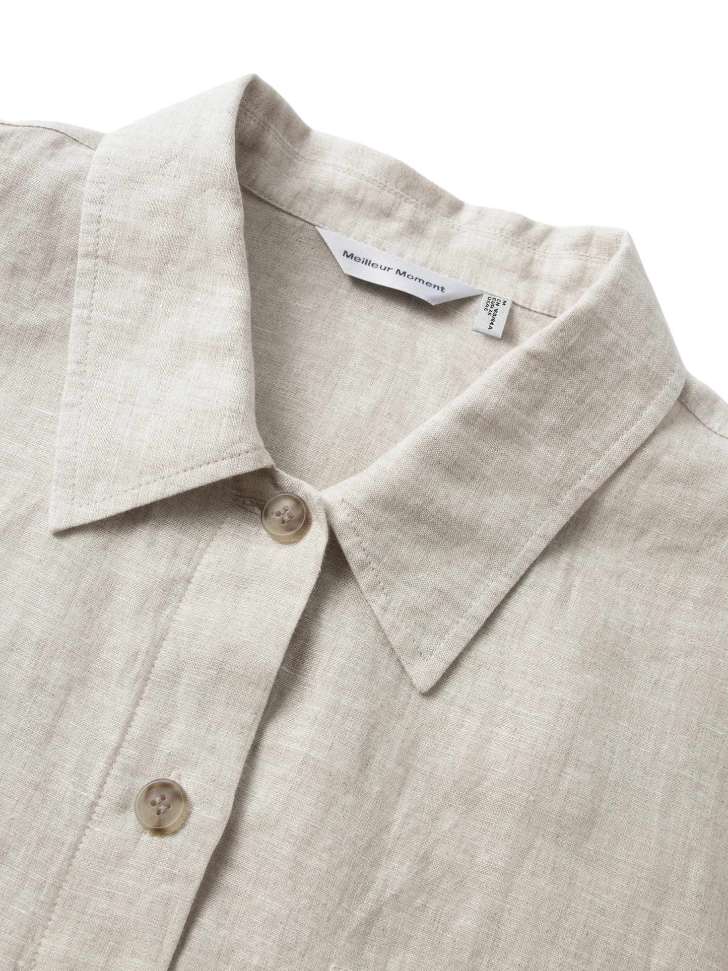 100% Linen Cropped Shirt
