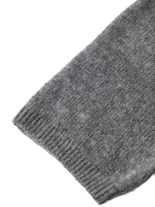 Load image 1 in gallery view. Lightweight Cashmere-Silk Short-Sleeve Sweater