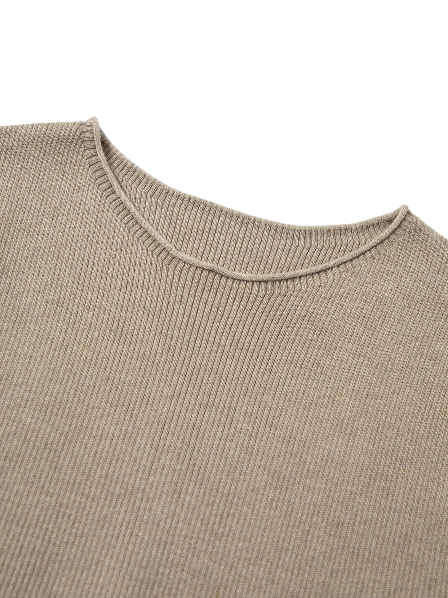 Crewneck Sleeveless Knit Tank