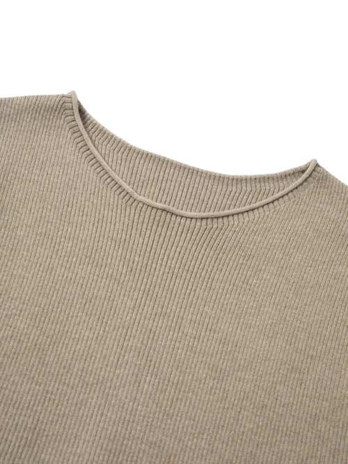Load image 1 in gallery view. Crewneck Sleeveless Knit Tank