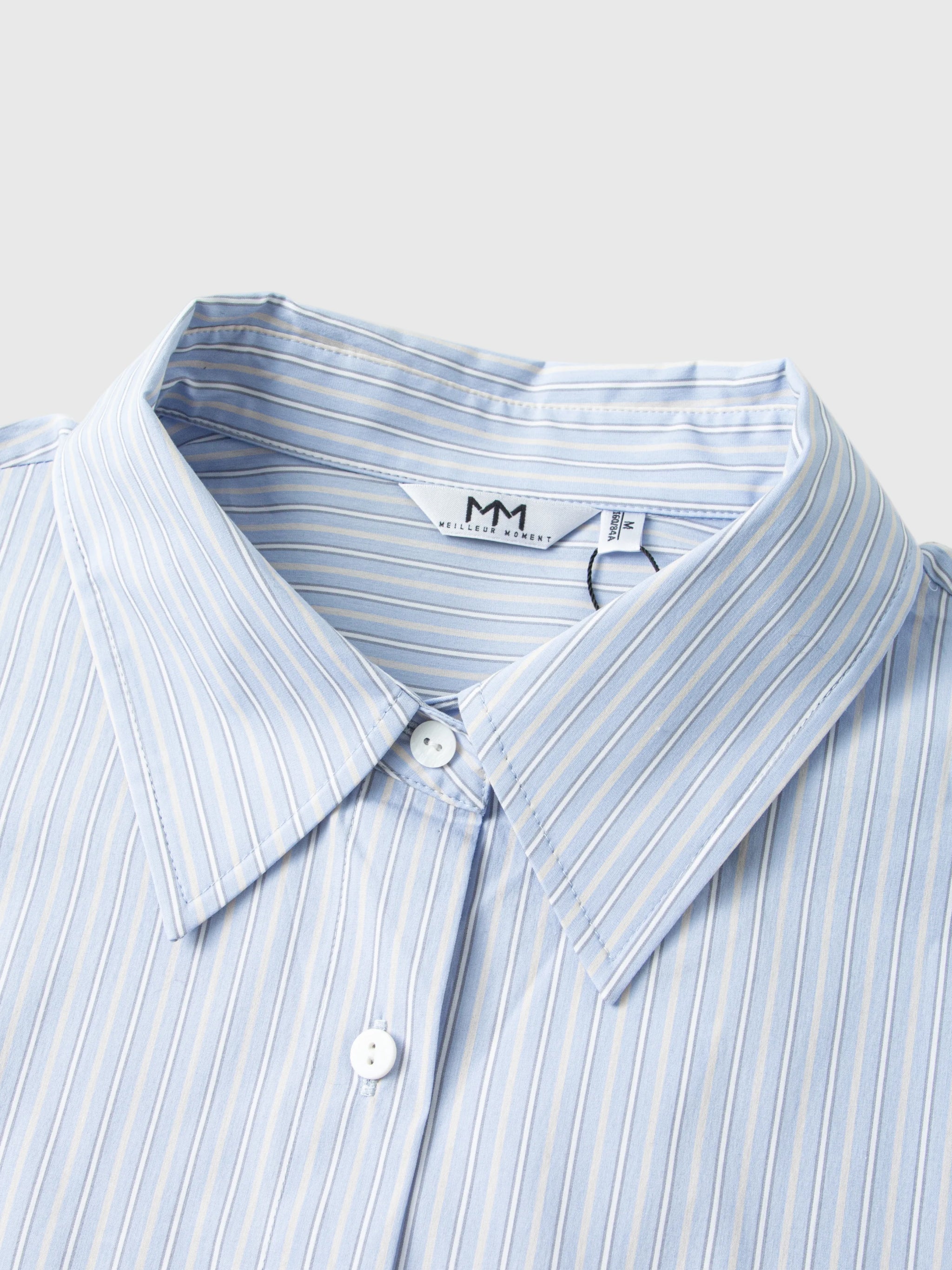 Striped Cotton-Blend Shirt