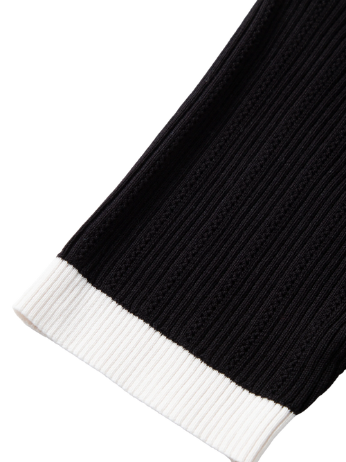 Load image 1 in gallery view. Black and White Cardigan