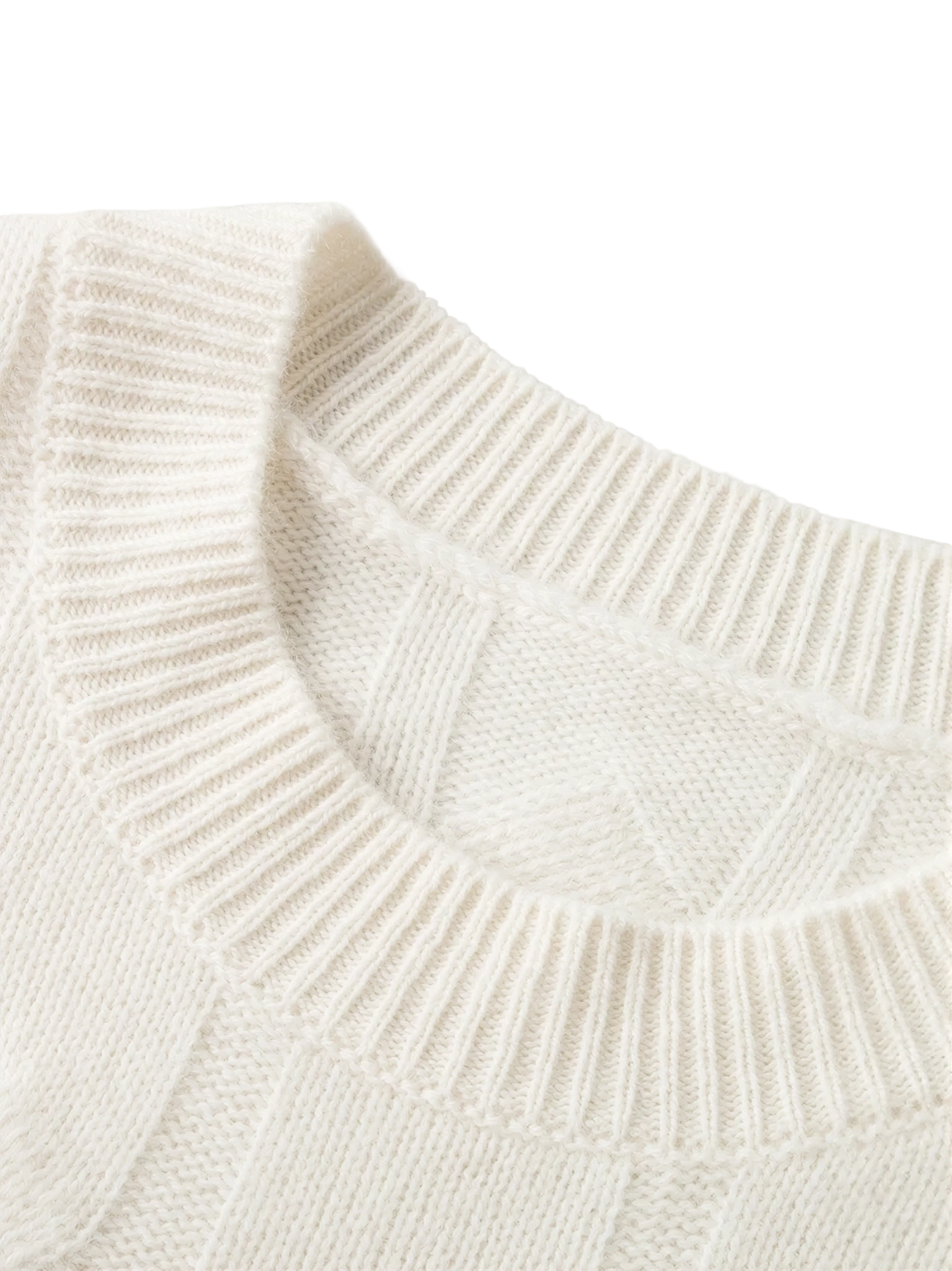 Cable Knit Pure Cashmere Sweater