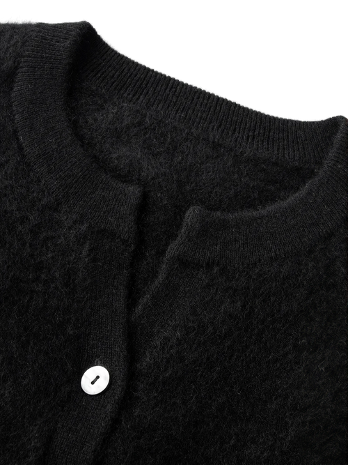 Load image 1 in gallery view. V Neck Pure Cashmere Cardigan