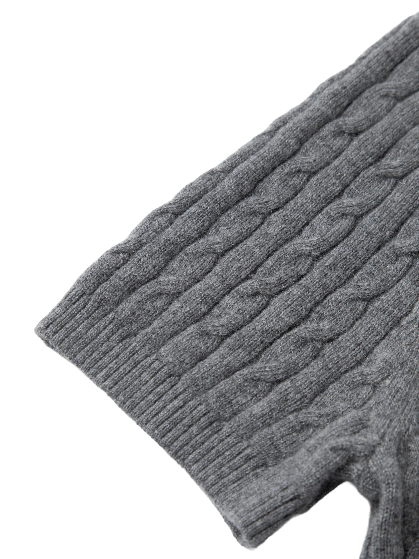 Crew Neck Short Sleeve Knit Sweater