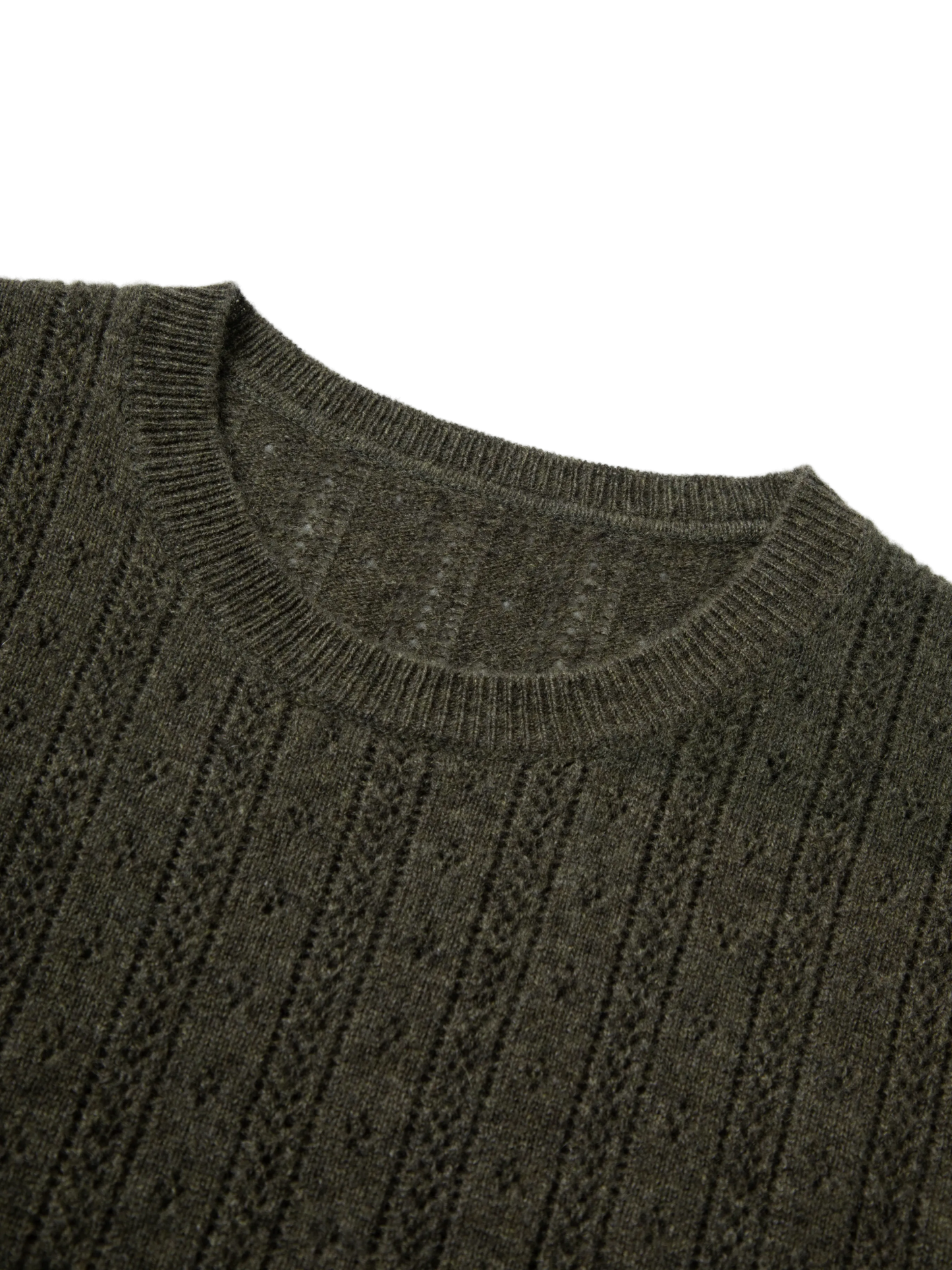 Crew Neck Short Sleeve Knit Sweater