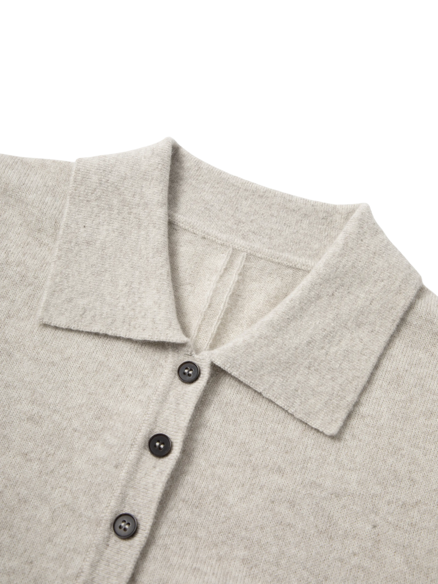 Cashmere Knit Polo Sweater