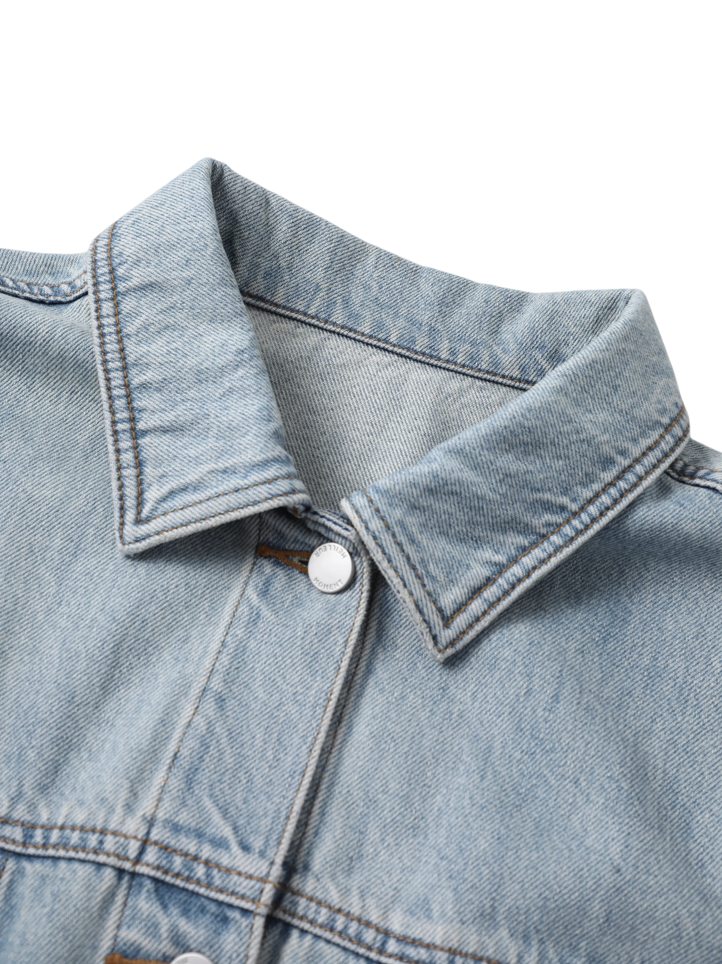 Washed Cotton Denim Trucker Jacket