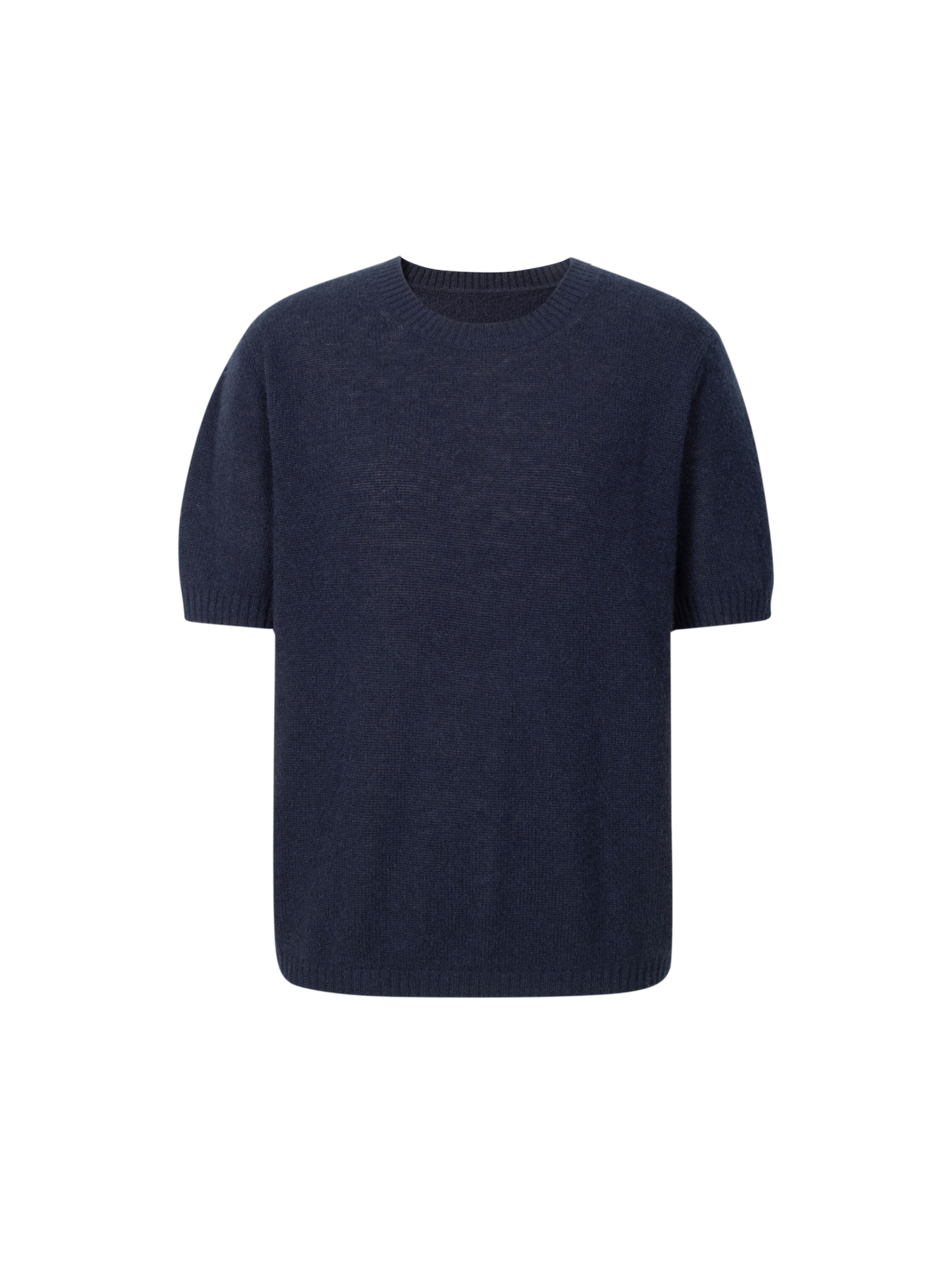 Crew Neck Short Sleeve Knit Sweater