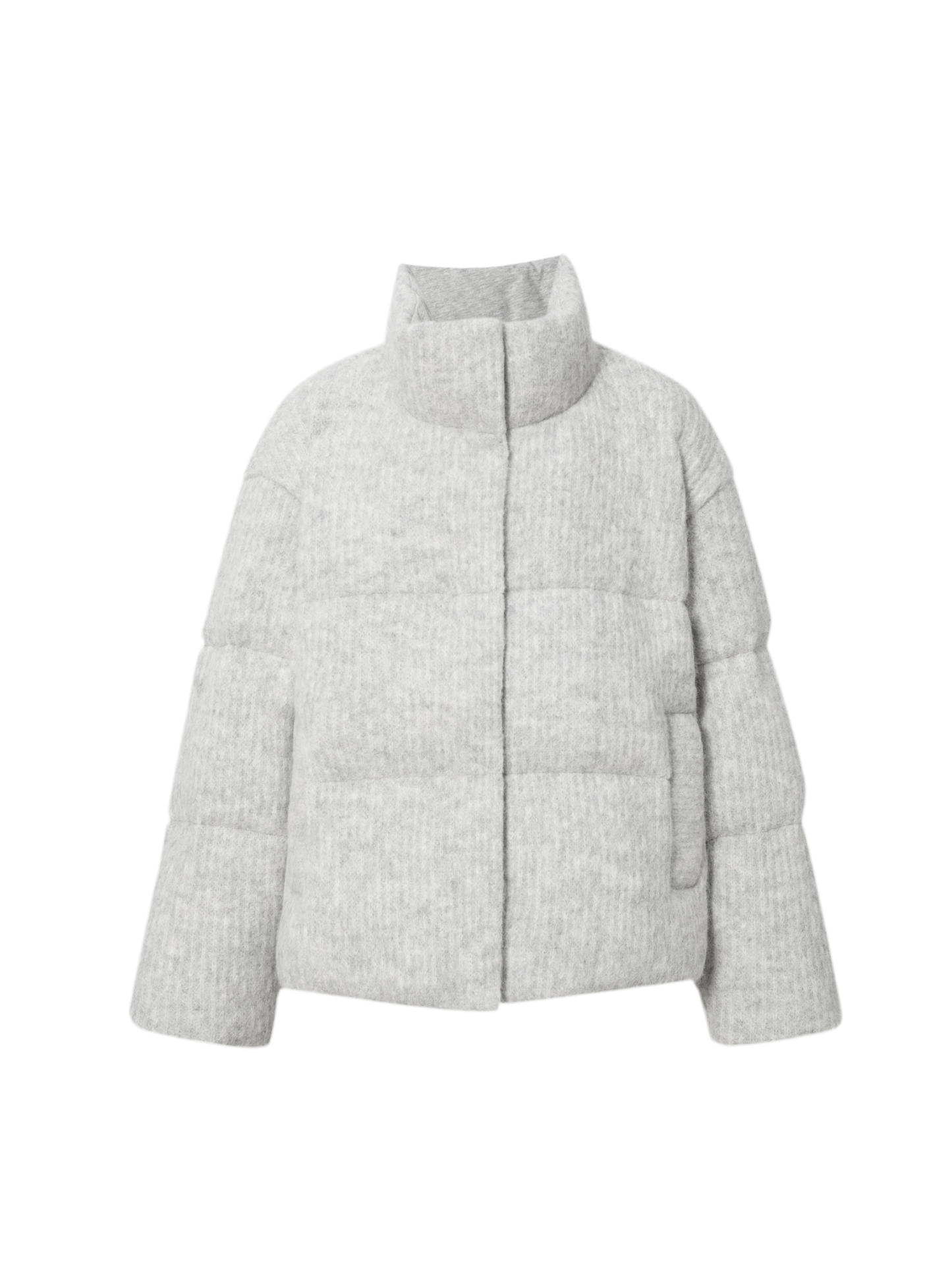 Alpaca Hair Goose Puffer Jacket