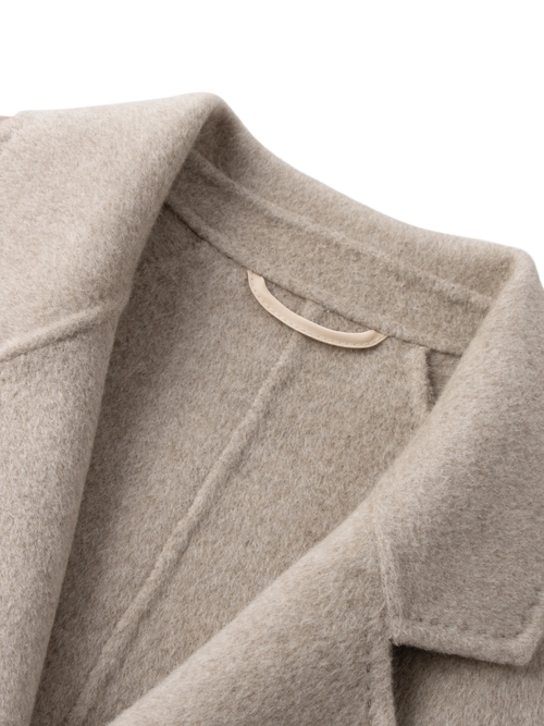 Load image 1 in gallery view. Luxury Pure Cashmere Wrap Coat