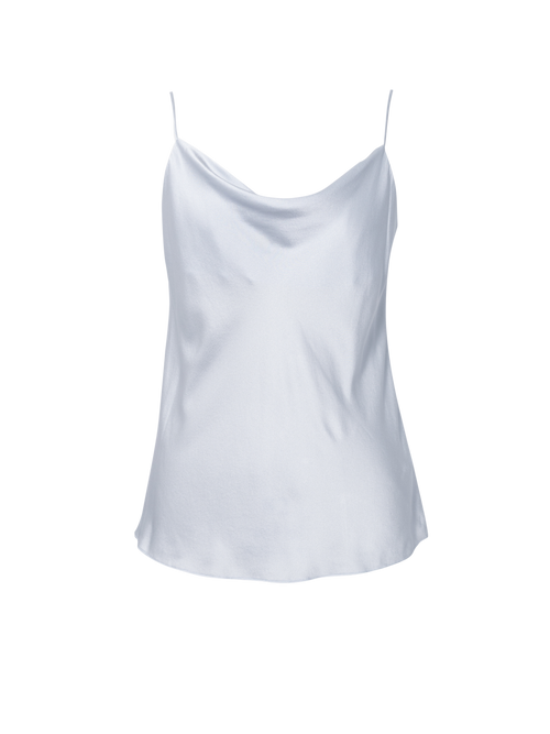 Load image 1 in gallery view. Silk Cowl-Neck Camisole