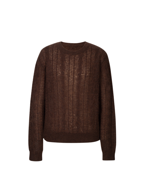 Load image 1 in gallery view. Lightweight Cashmere Crewneck Sweater