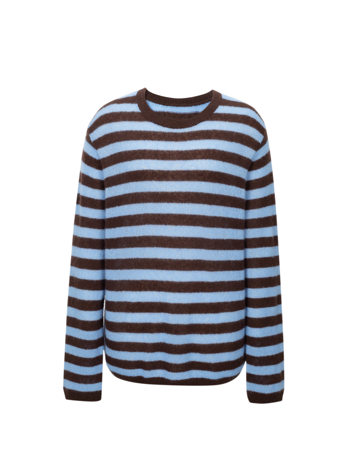 Striped Cashmere Crewneck Sweater