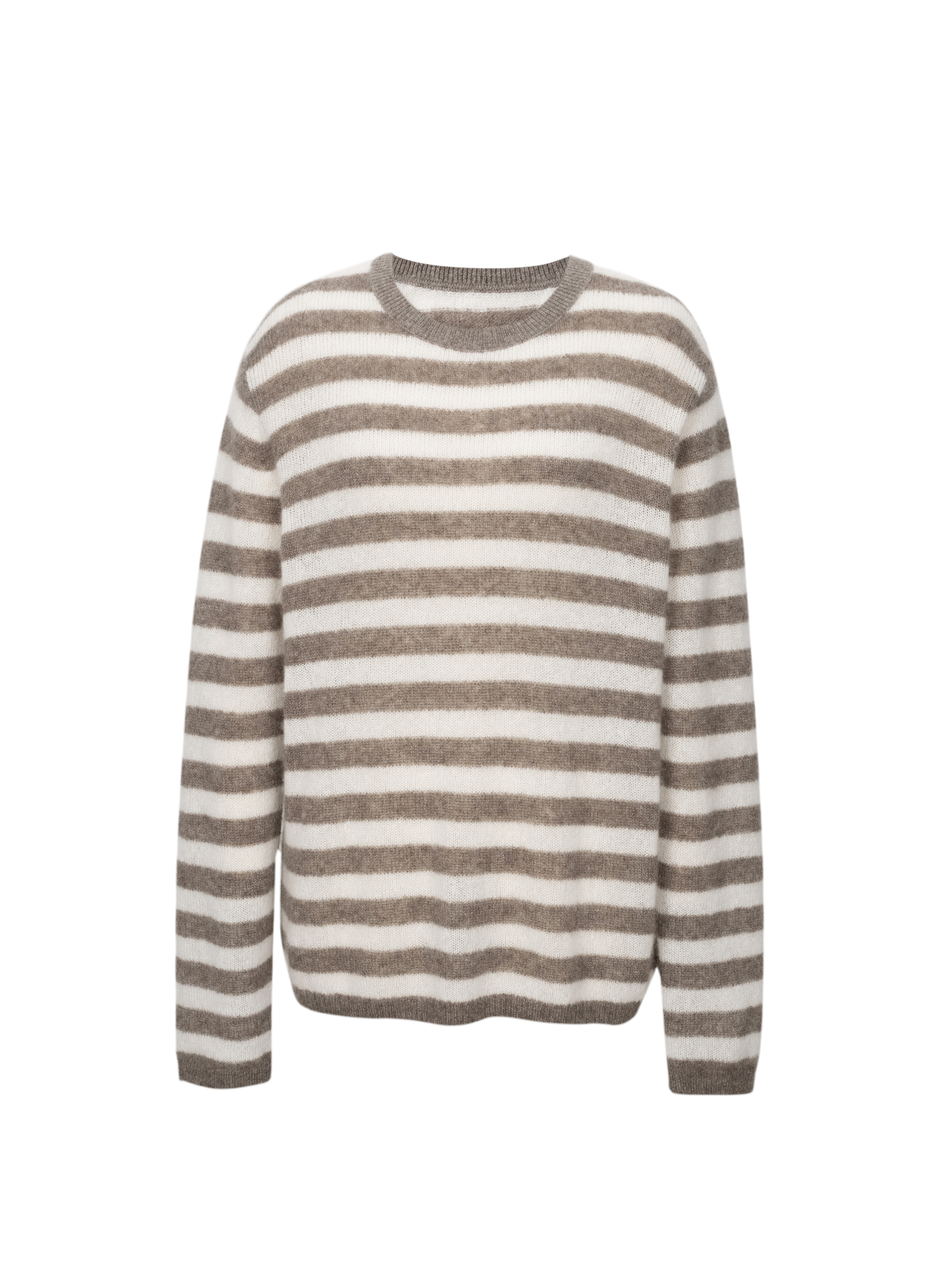 Striped Cashmere Crewneck Sweater