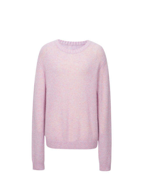Load image 1 in gallery view. Lightweight Cashmere-Silk Crewneck Sweater
