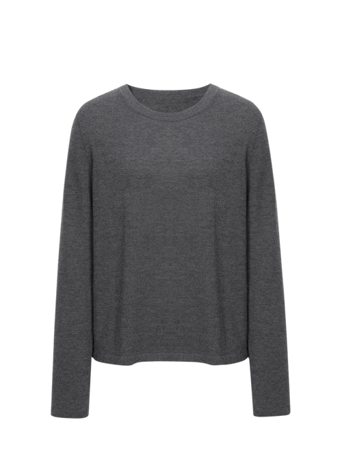 Load image 1 in gallery view. Basic Cashmere Crewneck Sweater