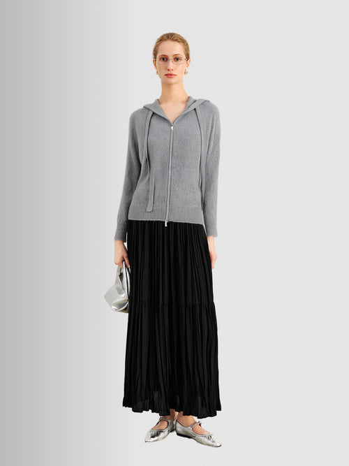 Load image 1 in gallery view. Pure Cashmere Hoodie Sweater