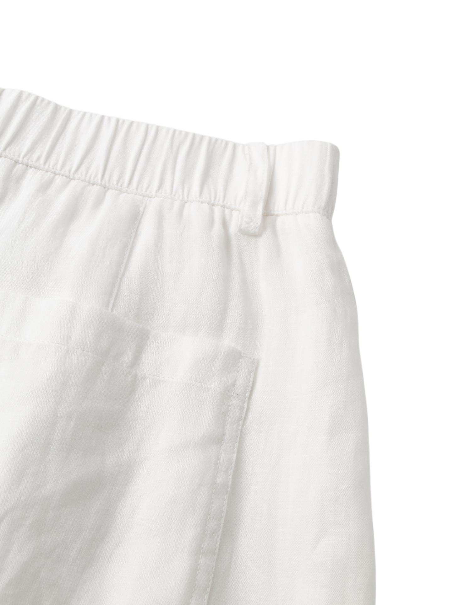 Relaxed Wide-Leg Linen-Blend Pants