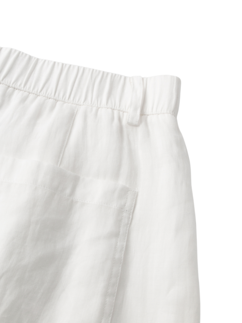 Load image 1 in gallery view. Relaxed Wide-Leg Linen-Blend Pants