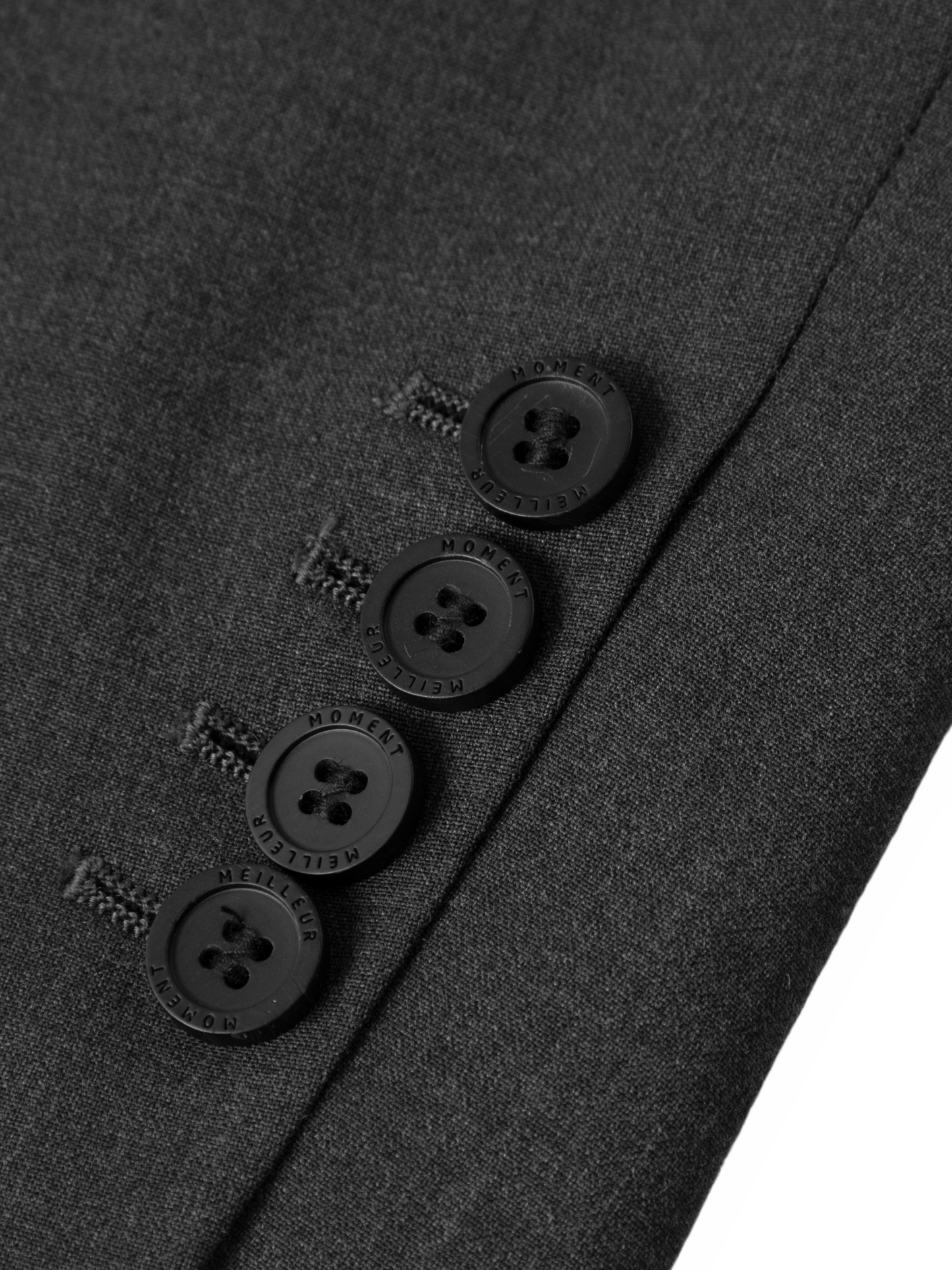 Wool-Blend Tailored Single-Breasted Blazer