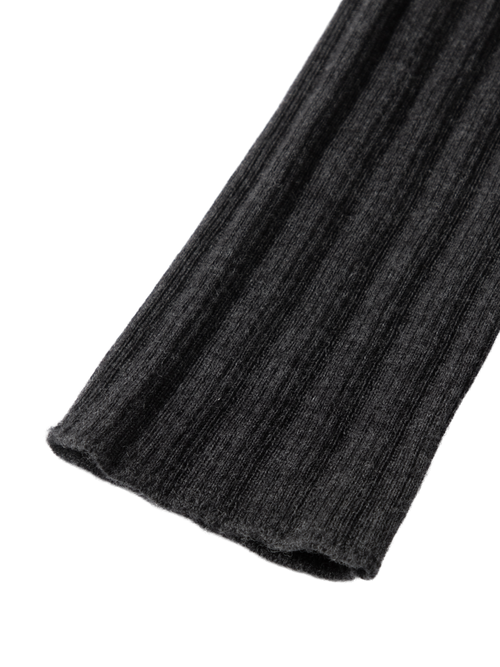 Load image 1 in gallery view. Fitted Pure Wool Ribbed Sweater