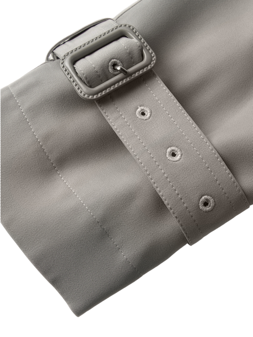 Load image 1 in gallery view. Sleek Midi Trench Coat