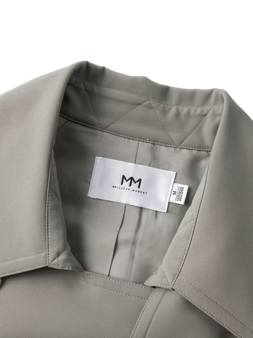 Load image 1 in gallery view. Sleek Midi Trench Coat