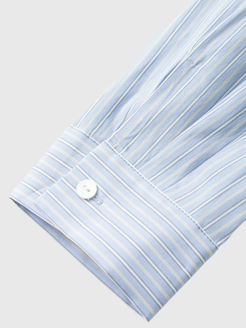 Load image 1 in gallery view. Striped Cotton-Blend Shirt