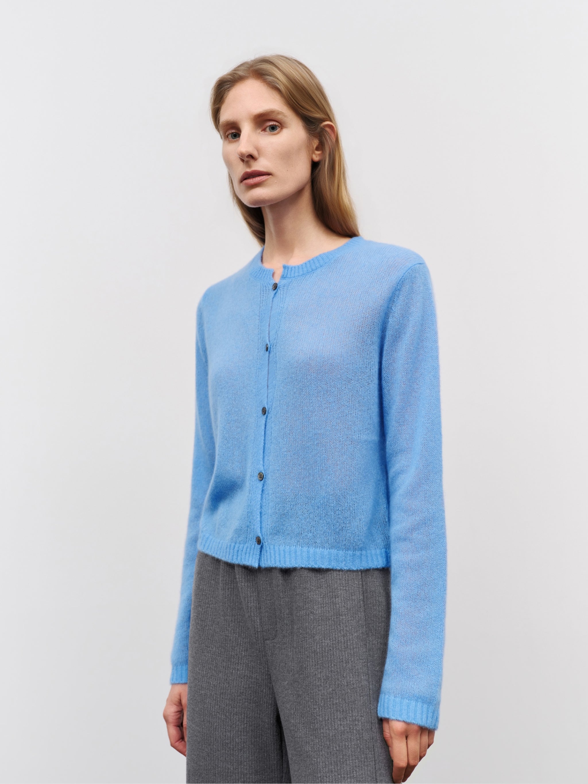 Silk-Cashmere Cardigan
