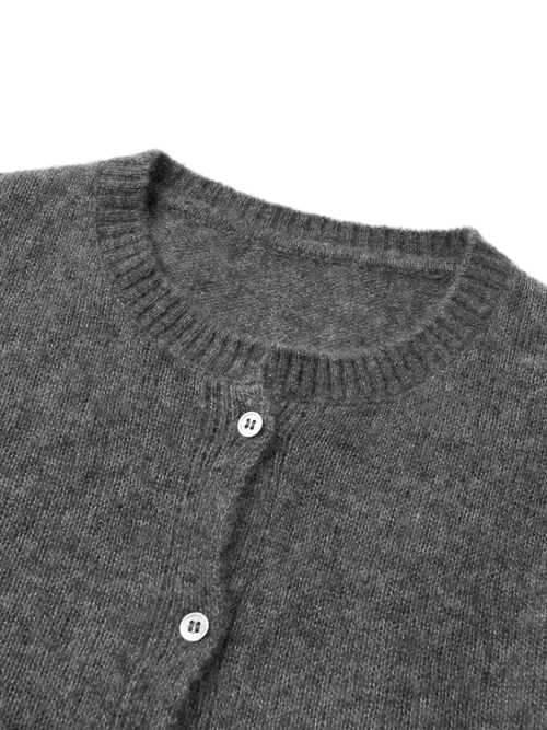 Load image 1 in gallery view. Silk-Cashmere Cardigan