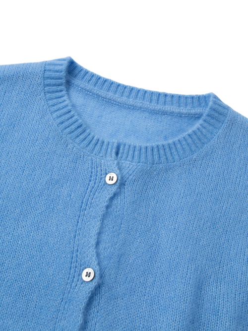 Load image 1 in gallery view. Silk-Cashmere Cardigan