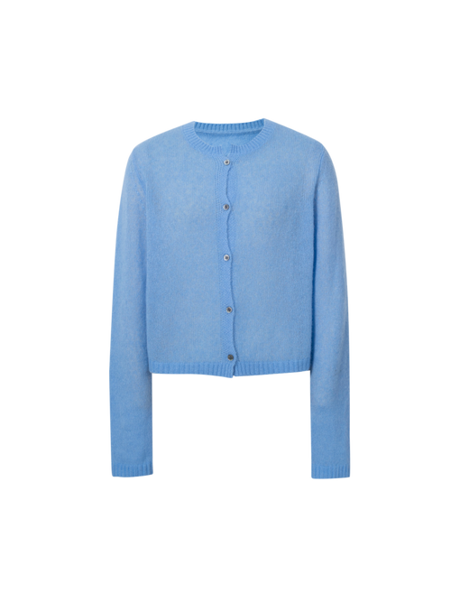 Load image 1 in gallery view. Silk-Cashmere Cardigan