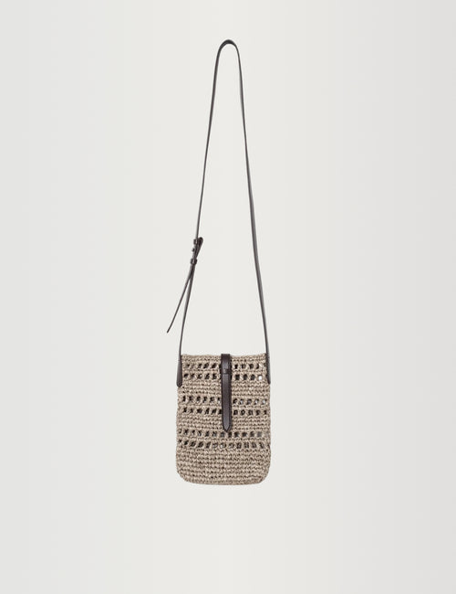 Load image 1 in gallery view. MM Straw Weave Bag