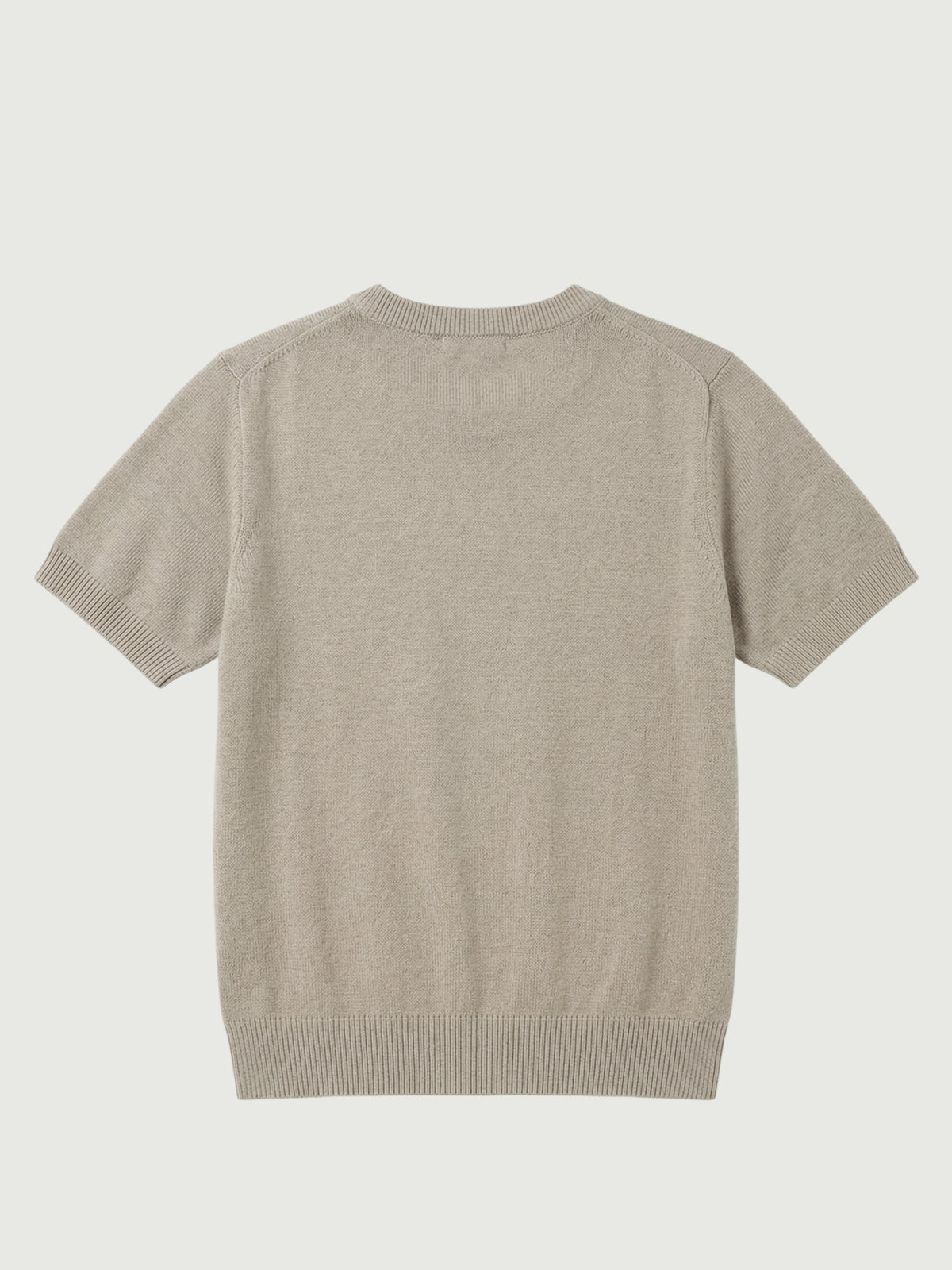 Silk-Cashmere Lightweight Short-Sleeve Top