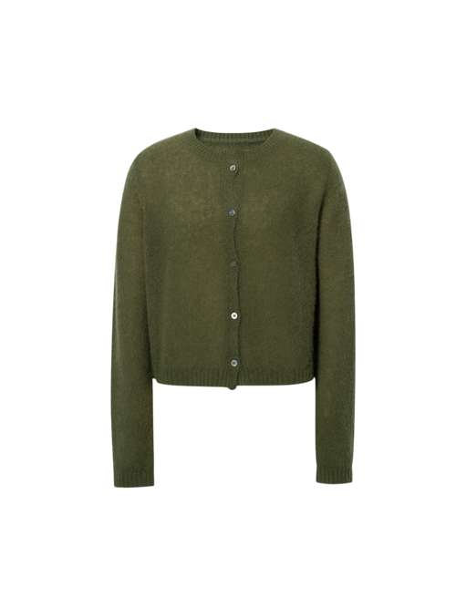 Load image 1 in gallery view. Silk-Cashmere Cardigan