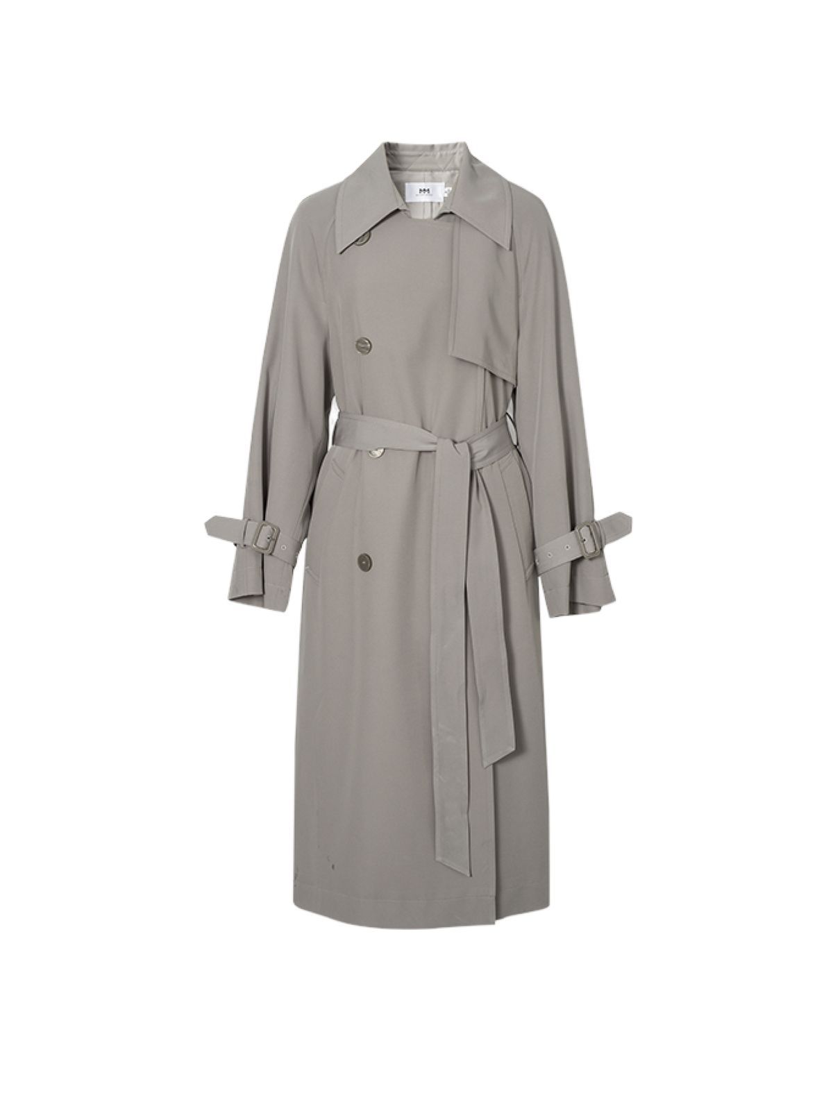 Sleek Midi Trench Coat