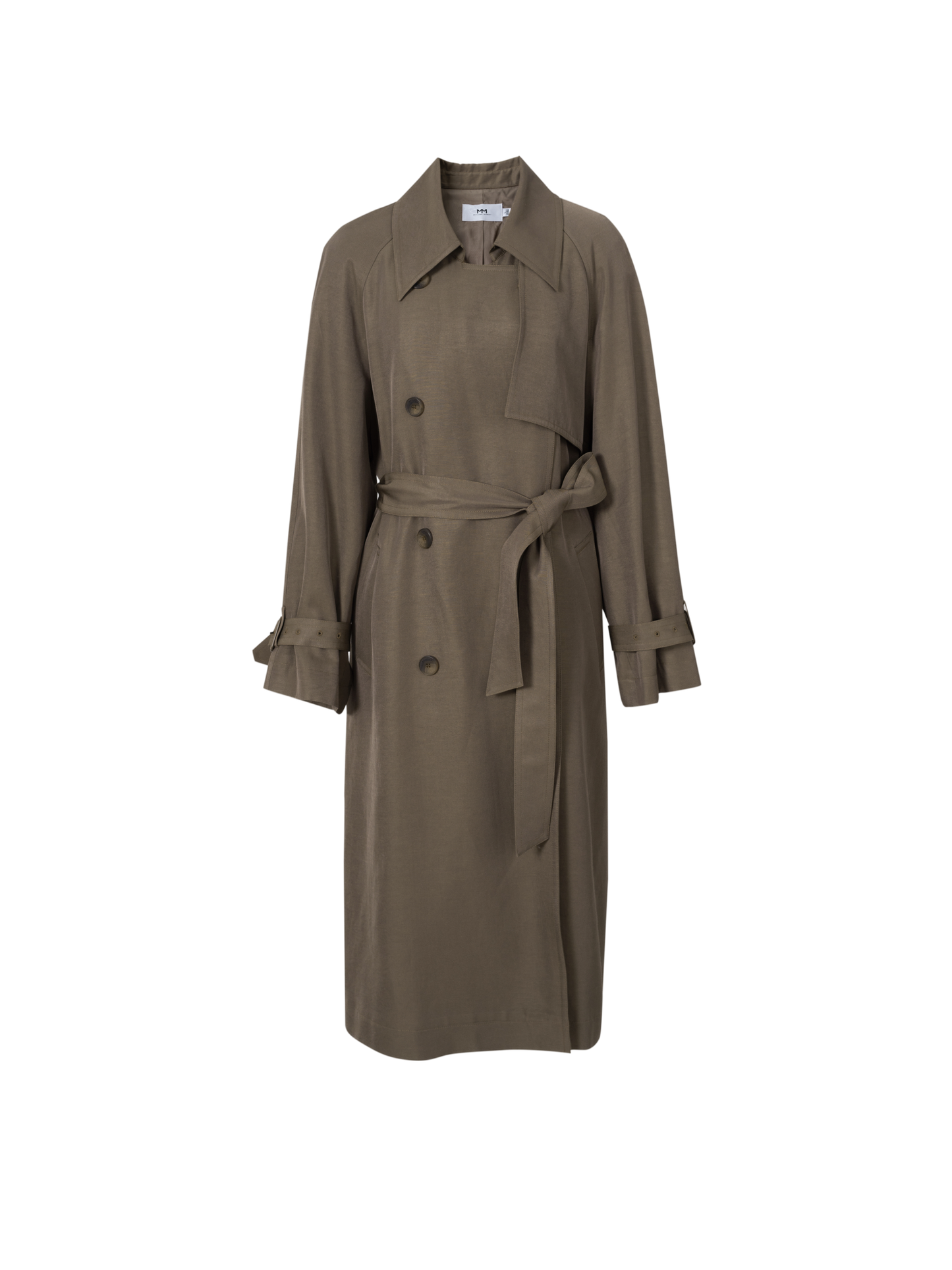 Acetate Lyocell Trench Coat