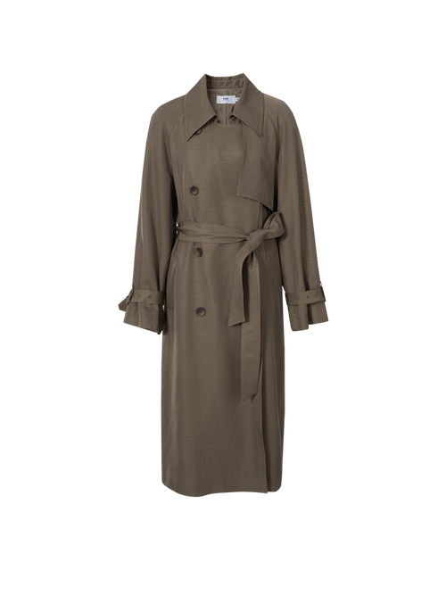 Load image 1 in gallery view. Acetate Lyocell Trench Coat