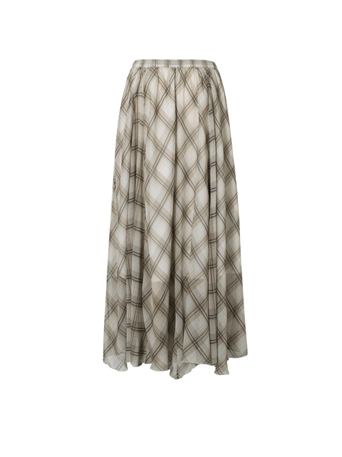 Load image 1 in gallery view. Plaid Skirt