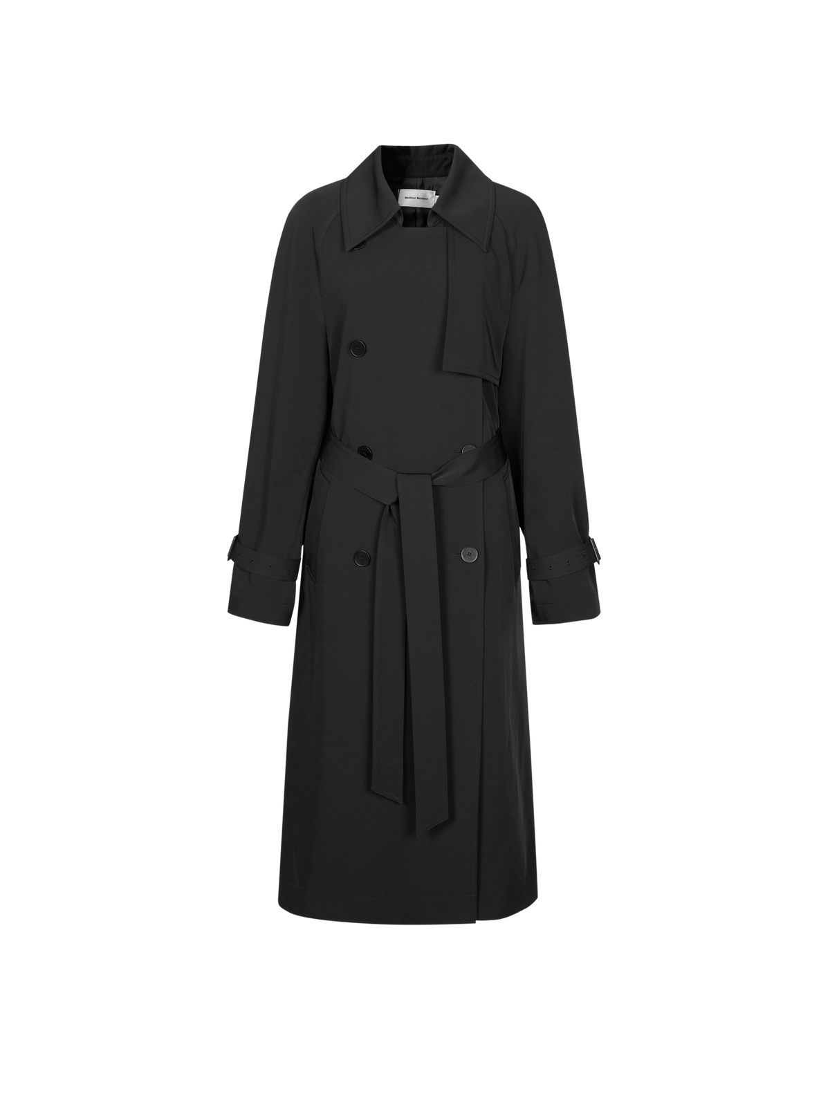 Sleek Midi Trench Coat